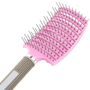 Hair Brush Detangling Comb Bristle Nylon Hairbrush Curly Detangle Hair Brush Hairdressing Tools for Woman