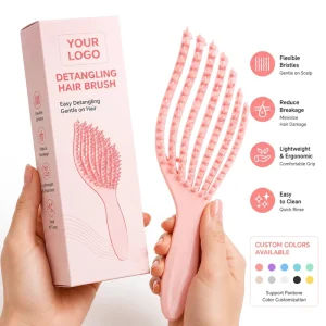 Hair Brush OEM Factory New Design Patent Fashion Detangler Hairbrush Private Label Vented Hair Brush