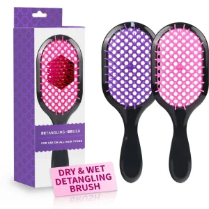 Hair Brush Salon Hair Tool Wet Hair Brush with Logo Detangling Hairbrush for Women