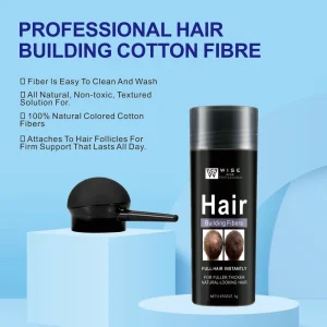 Hair Building Fiber 27.5g Instant Thickening Hair Concealer Cover Gray Bald Spot Natural Volume Look for Men