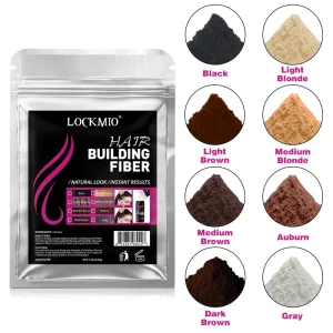 Hair Building Fiber Instant Cover Gray Hair and Root Thickening Fiber Increase Hair Voluming Natural Looking Finish Hair Fiber