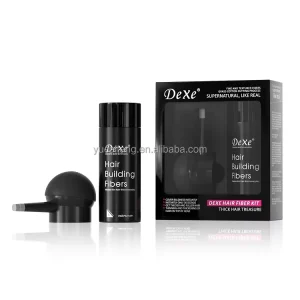 Hair Building Fibers Applicator Kit Keratin Thickening Tool with Pump Spray for Styling Lotion Men Women