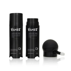 Hair Building Fibers Black Cotton Keratin Hair Fiber Powder Instant Hair Thickener Spray