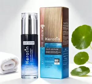 Hair Care Keratin Smoothing Oil Silky Glossy Frizz Free Hair Serum