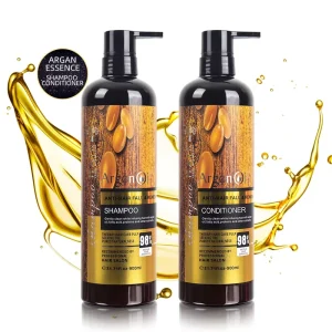 Hair Care Moisturizing Hair Growth Biotin Collagen Ginger Ginseng Repair Argan Shampoo and Conditioner Set