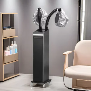 Hair Care Ozone Nano Spray and Steam Machine Salon Scalp Care Double Caps Micro Mist Hair Spa Beauty Equipment