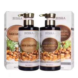 Hair Care Product in Stock Shampoo and Conditioner Castor Oil Anti Hair Loss Hair Care Growth Shampoo Set