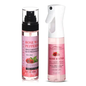 Hair Care Products Private Label Moisturizing Hair Care Rose Water Loc Spray