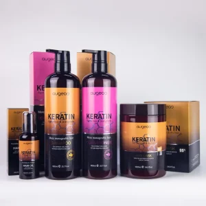 Hair Care Products Sets Private Label Anti Dandruff Sulfate Free Para Cabello Keratin Shampoo and Conditioner