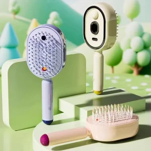 Hair Care Spray Massage Comb Vibration Scalp Massage Hairbrush Head Massager Hair Sprayer Atomizing Brush Hair Oil Applicator