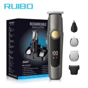 Hair Clippers for Men Set Professional Cordless Men Hair Trimmer Electric Shavers Barber Kit Multifunctional Beard Grooming