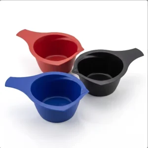 Hair Color Mixing Bowl with Non slip Handle Salon Grade Tint Bowl for Hairdresser Precise Dyeing Tools