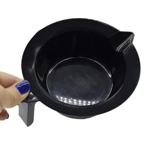 Hair Coloring Bowl with Ear Handle Hair Dye Mixing Tint for Hair Hairdressing Applicator Hairdressing Styling Accessories