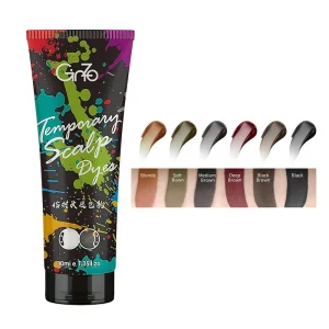 Hair Coloring Product Organic Hair Dye with Colors Professional Scalp Dye Cream