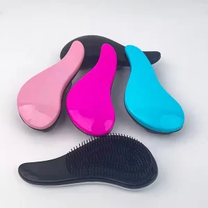Hair Comb Detangler Straightener Hairbrush for Women ABS Anti-Static Anti Tangle Detangling Hair Brush