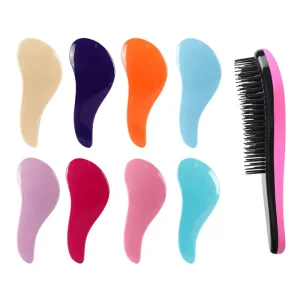 Hair Comb Soft Teeth Non Knotted Hair Air Cushion Comb Plastic Hair Straightener Massage Comb Private Label