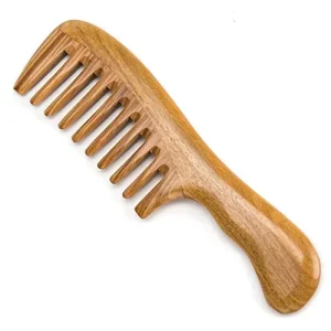 Hair Comb for Detangling No Static Natural Wooden Sandalwood Comb for Women and Men