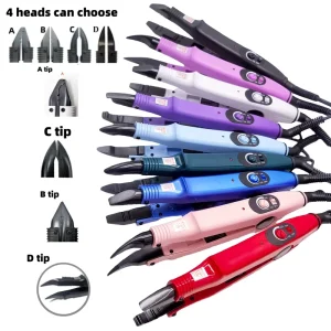 Hair Connector Mini Keratin Fusion K Tip Type Hair Extensions Tools Hot Fusion Iron Keratin Bonding Tools