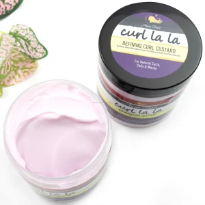 Hair Curl Cream Anti-Frizzy Vitamin Argan Castor Oil Hair Styling Curl Gel Cream for Curly Hair