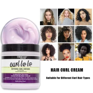 Hair Curl Enhancing Smoothie Smoothing Nourishing Hydrating Hair Care Styling Curling Cream for Frizzy Hair