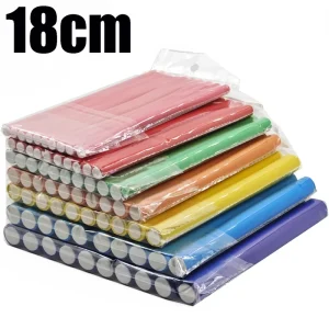 Hair Curlers Rollers Flexi Rods Flexible Curling Rods Set Sponge Material 7in Cold No Heat Easy to Use Random Color