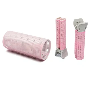 Hair Curling Roller Root Clip Set Wand Style Self Adhesive Three Layer 100% Nylon Volumizing All Purpose