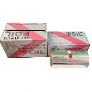 Hair Dressing Coloring Aluminum Embossed Hair Foil Sheets Colored Foil for Hair Coloring 10 100M