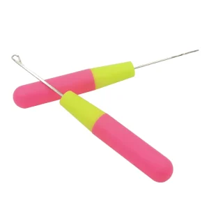 Hair Extension Tools Plastic Handle Wig Needle Pulling Hook Needle Crochet for Hair