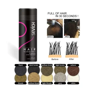 Hair Fiber OEM Hair Building Fibers Natural Keratin Hair Fiber for Baldness Treatment