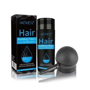 Hair Fiber for Thinning With Spray Makes Hair Thicker and Hides Hair Loss
