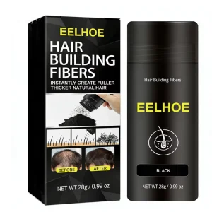 Hair Fibre Powder to Shape the Hairline and Fill Thinning Areas, Enhancing Hair Volume and Fullness