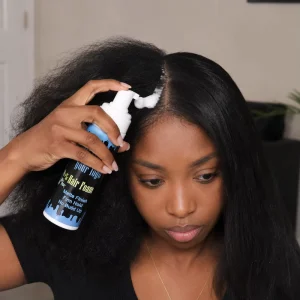 Hair Foam Mousse for Curly Hair High Quality Matte Finish Lightweight Styling Foam for Braids Twists and Wigs