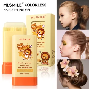 Hair Frizz Control Gel Unisex Hair Styling Strong Hold Anti Frizz Nourishing Moisturizing Wax for Children