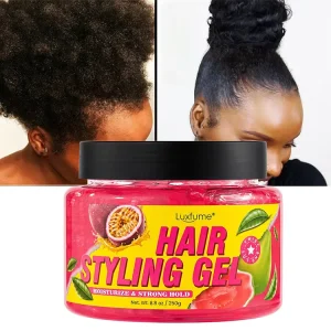 Hair Gel Edge Control Smooth Sleek Buns Slicked Back Ponytail Extra Hold Styling Gel