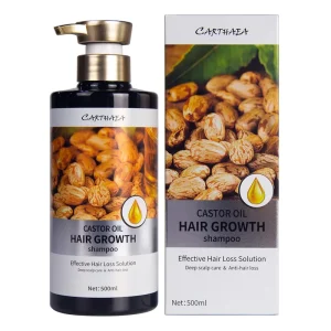 Hair Growth Products Herbal Scalp Care Regrowth Castor Oil Organic Hair Growth Shampoo and Conditioner Set
