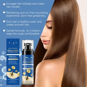 Hair Growth Serum Organic Hair Growth Oil Hair Essential Oil with Micro Needling Scalp Serum Applicator Bottle