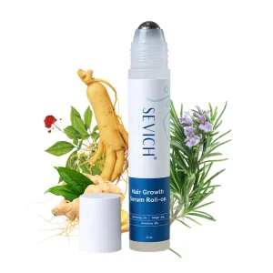 Hair Growth Serum Roll on Easy to Use Organic Rosemary Ginger Advantage Hair Growth Serum for Hair Loss Treatment