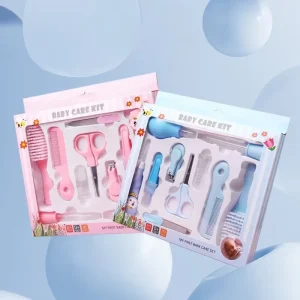 Hair Health Care Thermometer Grooming Brush Clipper Teether Toothbrush Kit Baby Essentials Baby Nail Trimmer Care Set Party Gift