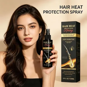 Hair Heat Protection Spray 150ml Deep Moisturize Repair Frizzy Damaged Hair Thermal Styling Spray All Hair Types