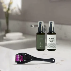 Hair Helper Spray Growth Serum With Biotin and Castor Oil Natural Herbal Treatment for Thicker Fuller Hair