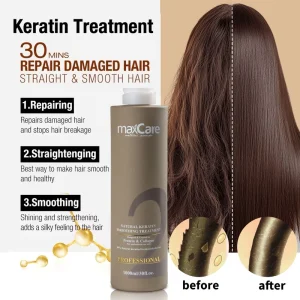 Hair Keratin Treatment Professional Organic Brazilian Keratin Smoothing Hair Straightening Pure Keratin Hair Treatment