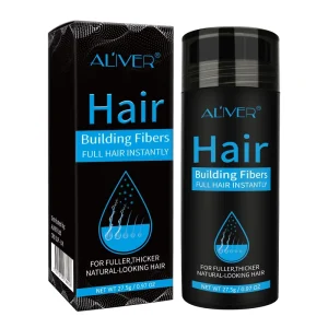 Hair Loss Treatment Black Hair Building Fiber Spray Powder Instant Thickening Fully Keratin Hair Fiber Powder