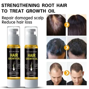 Hair Oil Nourishing and Refreshing for Hair Regrowth and Repair for Home Use Shampooing