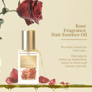 Hair Oil with Rose Fragrance Essential Oil for Hair Care Moisturizing Nourishing and Smoothing