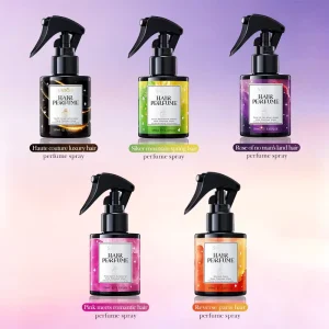 Hair Perfume Spray Various Fragrances Long Lasting Scent Strong Hold Anti Frizz for Dry & Normal Hair