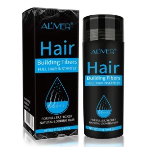 Hair Powder Spray Includes Black Hair Thickening Fibers Spray Applicator Pump Nozzle Hair Building Fibers