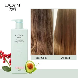 Hair Products Shampoo Silky Natural Extract Moisturizing Smoothing Hair Shampoo and Conditioner With Jojoba Oil