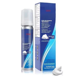 Hair Regrowth 4 Months Treatment for Men Hair Loss Regrow Fuller Thicker Unscented 4-month Supply Hair Growth Foam Spray