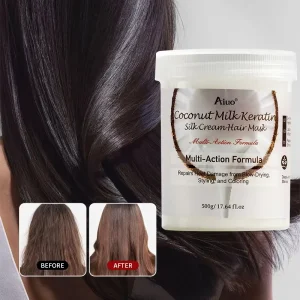 Hair Repairing Masks Moisture Lock Heat Damage Repair Shiny Curly Hair Treatment Mask Natural Organic Hair Mask