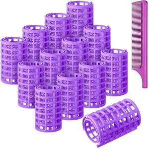 Hair Rollers Set Plastic Self Grip Holding DIY Hairdressing Curl Hair Roller Tool Hair Curler